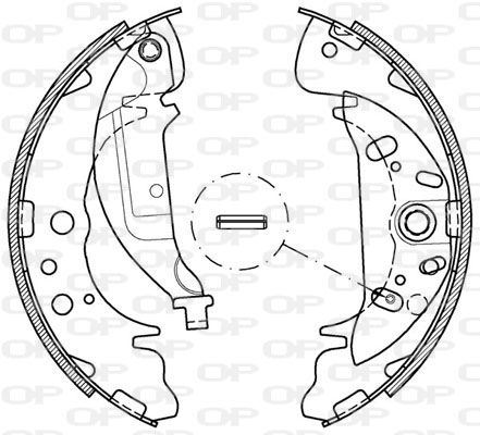 OPEN PARTS Jarrukenkäsarja BSA2035.00